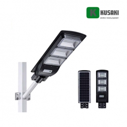 Đèn đường, sân vườn chiếu sáng LED năng lượng mặt trời (90W) Tấm Liền – NT08